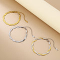 Pulsera doble tono