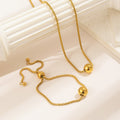 Set Collar y Pulsera con Bolita