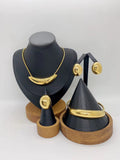 Set de collar, pulsera, pantallas y sortija