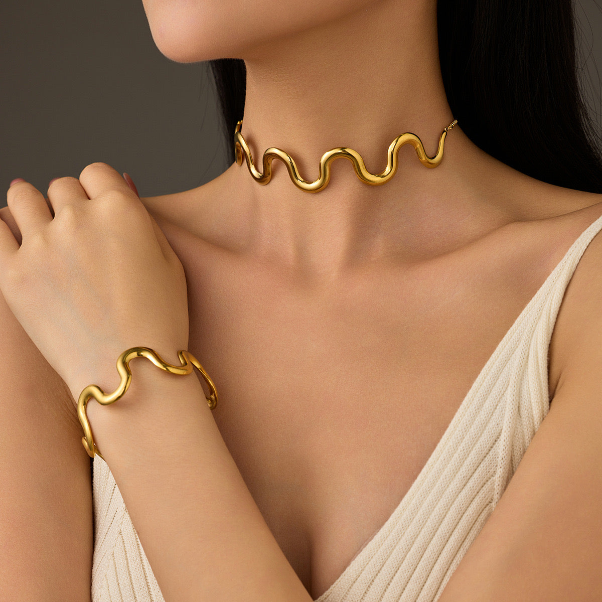 Set Gargantilla y Pulsera